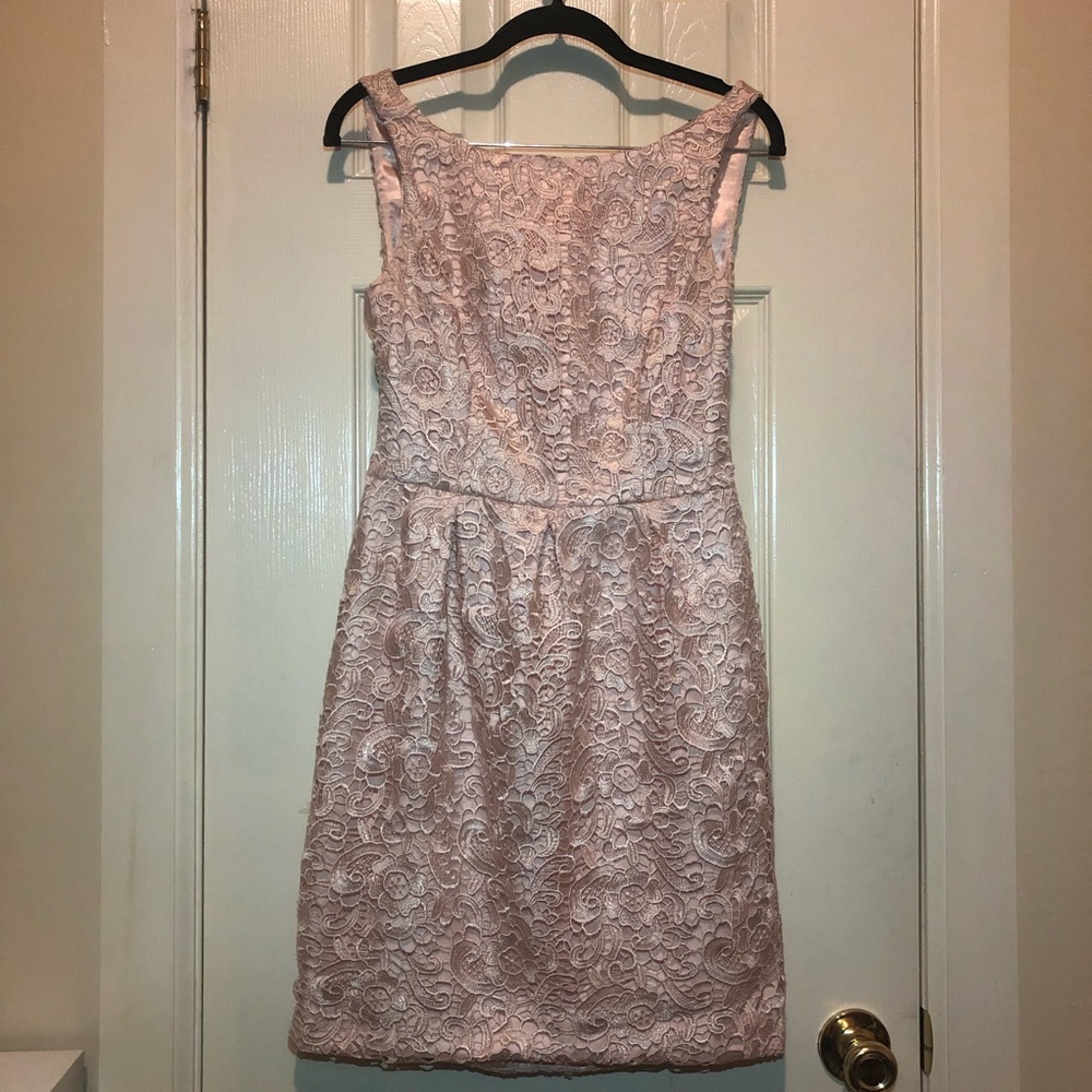 Aqua Dresses - Pink Lace Dress